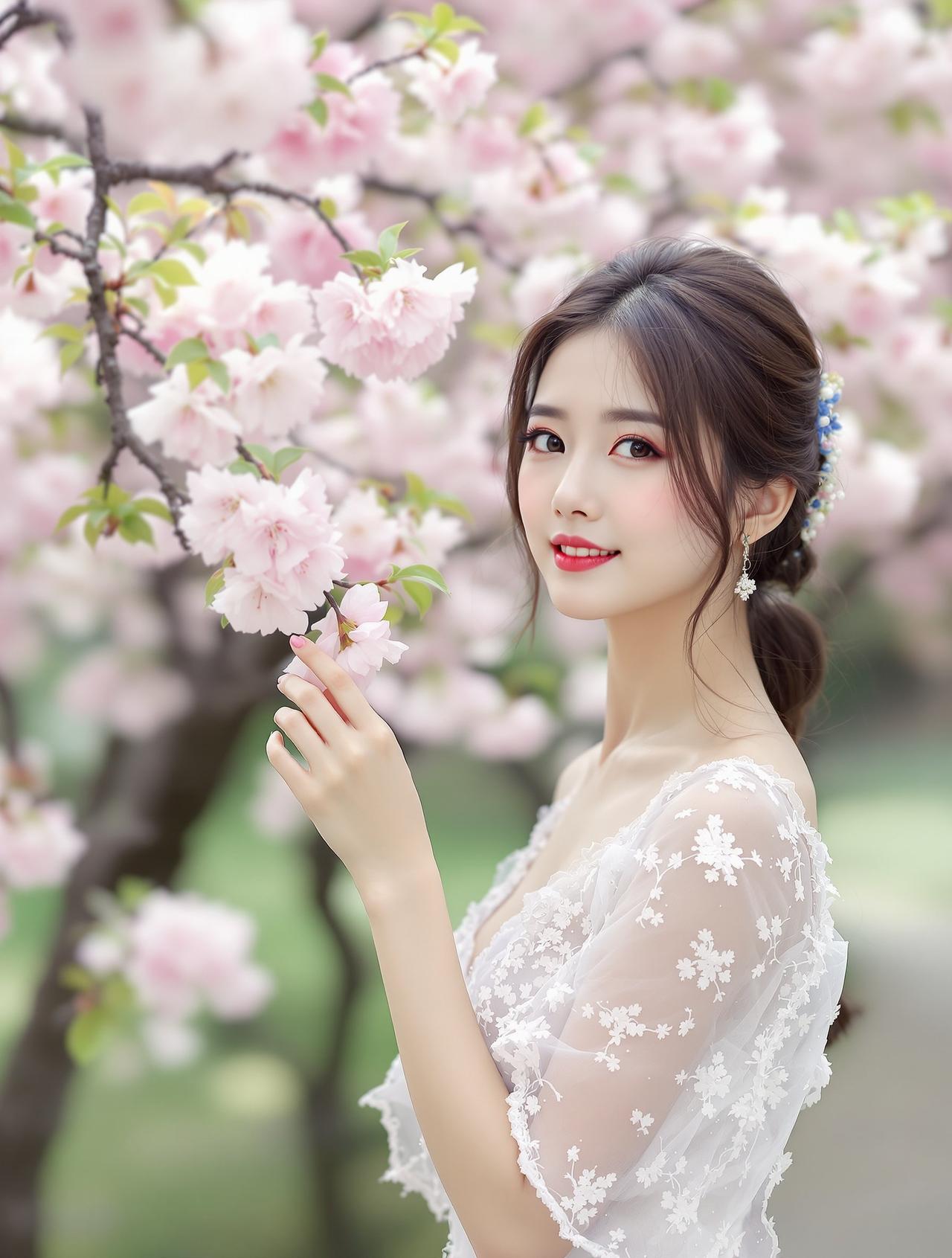 樱花树下的心事 - 性感写真写真作品